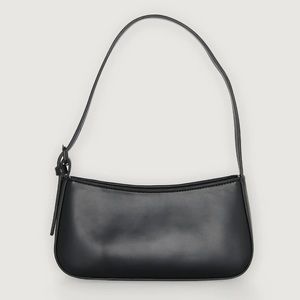 Oak + Fort Black Baguette Bag